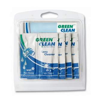 Foto kameras tīrīšana - Green Clean LC-7010-10 LensCleaner 10 pc. - hang box - perc šodien veikalā un ar piegādi