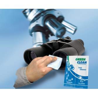 Foto kameras tīrīšana - Green Clean LC-7010-10 LensCleaner 10 pc. - hang box - perc šodien veikalā un ar piegādi