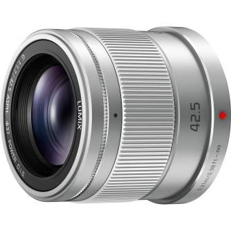 Mirrorless Lenses - Panasonic LUMIX G 42.5mm / F1.7 ASPH. / POWER O.I.S. (H-HS043E-S) Silver - quick order from manufacturer