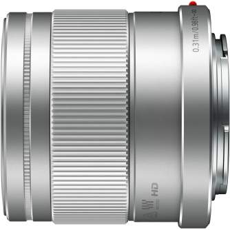 Mirrorless Lenses - Panasonic LUMIX G 42.5mm / F1.7 ASPH. / POWER O.I.S. (H-HS043E-S) Silver - quick order from manufacturer