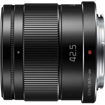 Mirrorless Lenses - Panasonic LUMIX G 42.5mm F1.7 ASPH POWER O.I.S H HS043E K Black - quick order from manufacturer