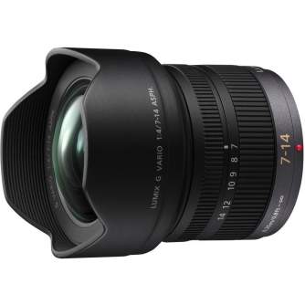 Mirrorless Lenses - Panasonic LUMIX G Vario 7-14mm f/4 Asph. (H-F007014) Black - quick order from manufacturer