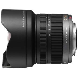 Mirrorless Lenses - Panasonic LUMIX G Vario 7-14mm f/4 Asph. (H-F007014) Black - quick order from manufacturer