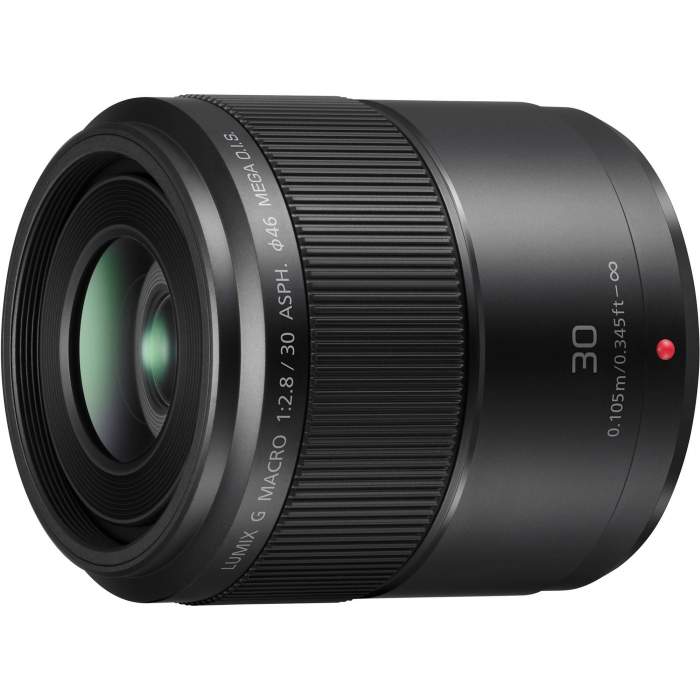 Mirrorless Lenses - Panasonic LUMIX G Macro 30mm f 2.8 Asph Mega O.I.S H HS030 - quick order from manufacturer