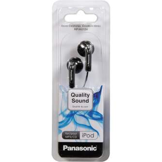 Больше не производится - Panasonic RP-HV154E-K Black Earphones