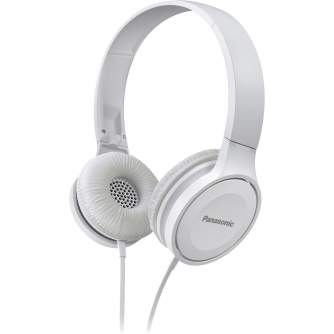 Headphones - Panasonic RP-HF100E-W On-Ear Headphones, White, 30mm driver, Foldable - quick order from manufacturer