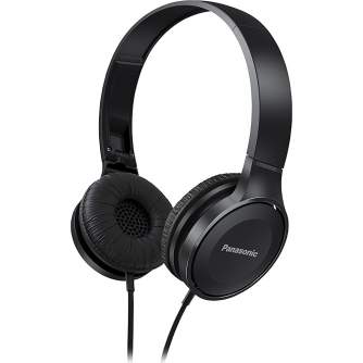 Austiņas - Panasonic RP-HF100E-K On-Ear Headphones, Black, 30mm, Foldable - ātri pasūtīt no ražotāja