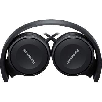 Headphones - Panasonic RP-HF100E-K On-Ear Headphones, Black, 30mm, Foldable - quick order from manufacturer