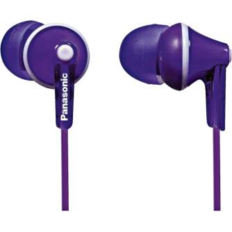 Austiņas - Panasonic RP-HJE125E-V Earphones, Purple, 739109 - ātri pasūtīt no ražotāja