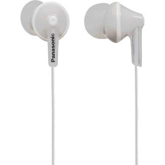 Austiņas - Panasonic RP-HJE125E-W Earphones, White, 739095 - быстрый заказ от производителя