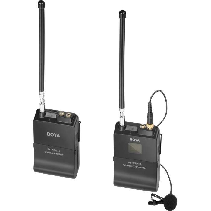 Bezvadu audio sistēmas - Boya Microphone Set Wireless SR-WFM12 VHF - быстрый заказ от производителя