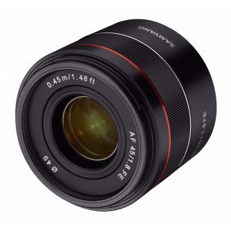 Mirrorless Lenses - SAMYANG AF 45mm f/1.8 FE Sony E-Mount APS-C - quick order from manufacturer