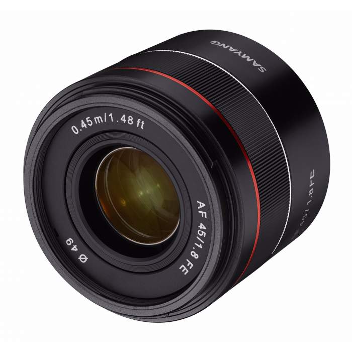 Mirrorless Lenses - SAMYANG AF 45mm f/1.8 FE Sony E-Mount APS-C - quick order from manufacturer