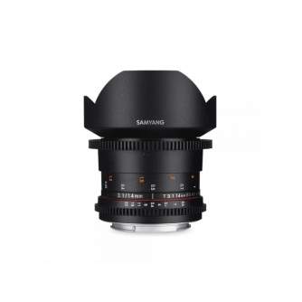 CINEMA видео объективы - SAMYANG 14MM T3,1 VDSLR ED AS IF UMC II CANON EF - быстрый заказ от производителя