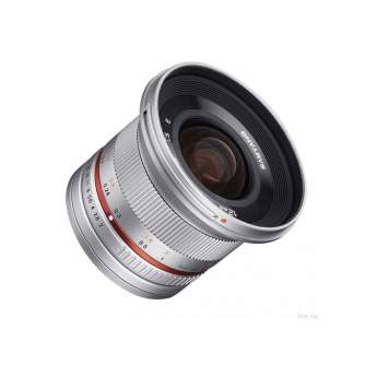 Mirrorless Lenses - Samyang 12 mm f / 2.0 lens for Fuji X - silver - quick order from manufacturer