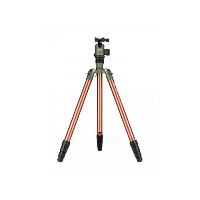 Photo Tripods - Fotopro Tripod X-go Predator with ball head FPH-62Q - green-brown - quick order from manufacturer