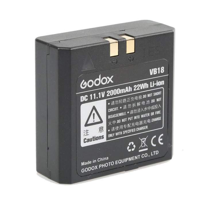 Flash Batteries - Godox Li-Ion battery VB-18 for V860 V860II for Speedlight V860/V850 Flash - quick order from manufacturer