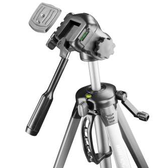 Mobile Phones Tripods - Walimex pro WT-3530 Basic-Tripod 146cm silver - quick order from manufacturer