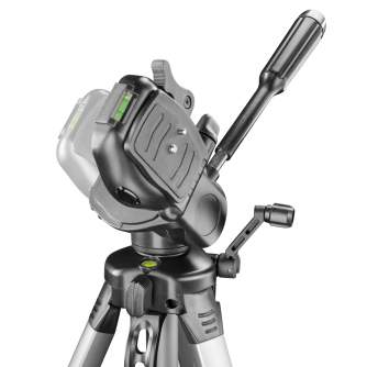 Mobile Phones Tripods - Walimex pro WT-3530 Basic-Tripod 146cm silver - quick order from manufacturer