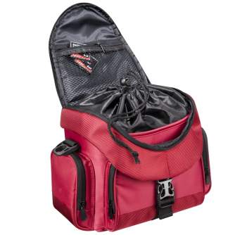 Shoulder Bags - mantona Premium Camera Bag red/black - quick order from manufacturer