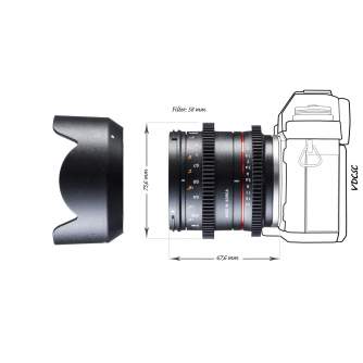 MIRRORLESS Objektīvi - Walimex pro 21/1,5 VCSC Sony E 21138 - ātri pasūtīt no ražotāja