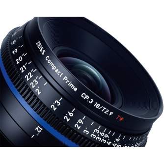 CINEMA Video objektīvi - Carl ZEISS Compact Prime CP.3 2.9/18mm Lens - быстрый заказ от производителя