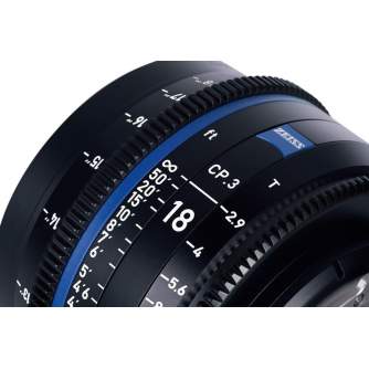 CINEMA Video Lenses - Carl ZEISS Compact Prime CP.3 2.9/18mm Lens - quick order from manufacturer