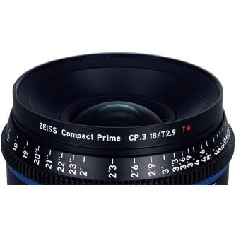 CINEMA Video Lenses - Carl Zeiss CP.3 2.9/18 mm MFT Mount - quick order from manufacturer