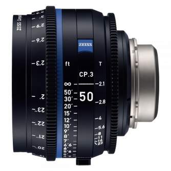 CINEMA Video Lenses - Carl Zeiss CP.3 2.1/50mm EF Mount - quick order from manufacturer