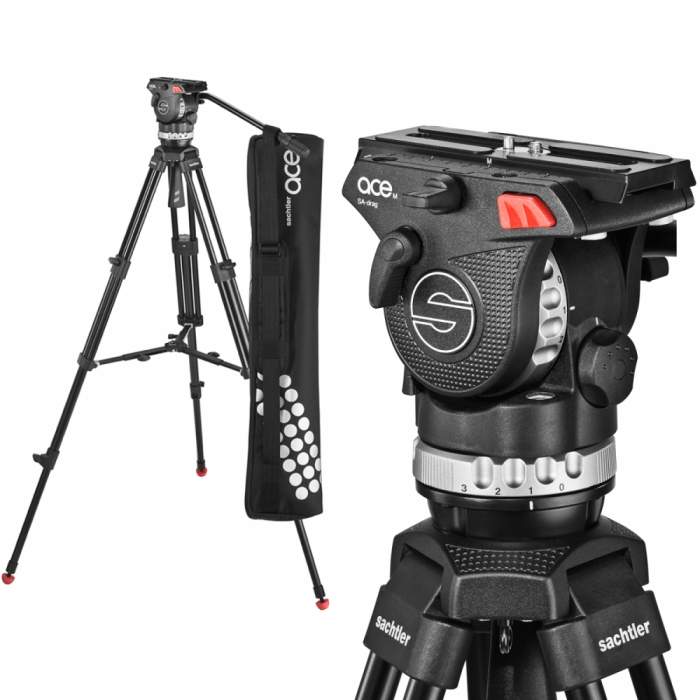 Видео штативы - Sachtler Ace M MS Stativset mit Mittelspinne & Tasche (1001) 1001 - быстрый заказ от производителя