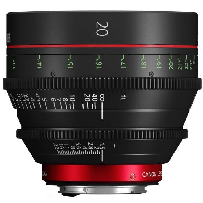 CINEMA видео объективы - Canon Cinema EOS Canon CN-E20mm T1.5 L F (3174C008) - быстрый заказ от производителя