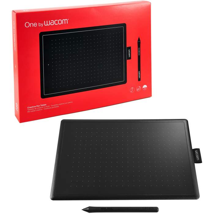 Tablets and Accessories - Wacom graphics tablet One by Wacom Medium (CTL-672-N) - buy today in store and with delivery