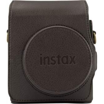 Kameru somas - Fujifilm Instax Mini 90 bag + strap, brown - быстрый заказ от производителя