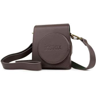 Kameru somas - Fujifilm Instax Mini 90 bag + strap, brown - быстрый заказ от производителя