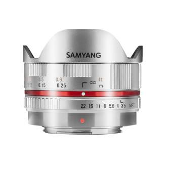 MIRRORLESS Объективы - Samyang 7.5mm f/3.5 FishEye MFT (Silver) - быстрый заказ от производителя