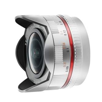 MIRRORLESS Objektīvi - SAMYANG 7,5MM F/3,5 FISHEYE MFT SILVER - ātri pasūtīt no ražotāja