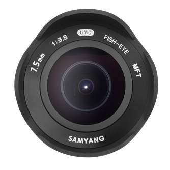 MIRRORLESS Objektīvi - SAMYANG 7,5MM F/3,5 FISHEYE MFT SILVER - ātri pasūtīt no ražotāja