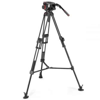 Видео штативы - Manfrotto 509 Video Head with 645 Fast Twin Alu Tripod (MVK509TWINFA) - купить сегодня в магазине и с доставкой