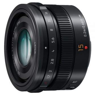 Mirrorless Lenses - Panasonic LEICA DG Summilux 15mm F1.7 (H-X015E-K) - быстрый заказ от производителя