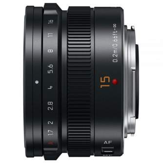 Mirrorless Lenses - Panasonic LEICA DG Summilux 15mm F1.7 (H-X015E-K) - быстрый заказ от производителя