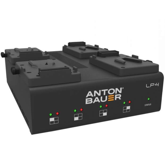 V-Mount Baterijas - Anton Bauer LP4 Quad V-Mount Charger - ātri pasūtīt no ražotāja