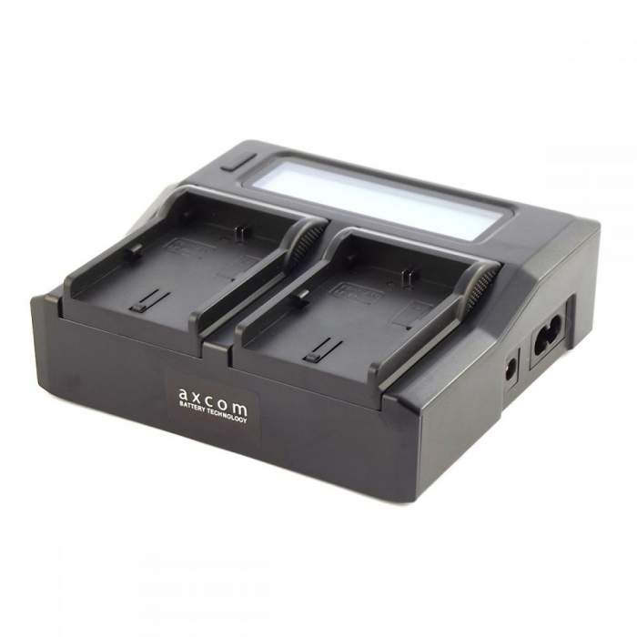 Kameras bateriju lādētāji - Axcom Dual Charger for Canon LP-E6 Batteries - ātri pasūtīt no ražotāja