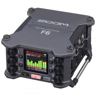 Skaņas ierakstītāji - Zoom F6 Professional Field Recorder 32-Bit Float Dual AD - быстрый заказ от производителя