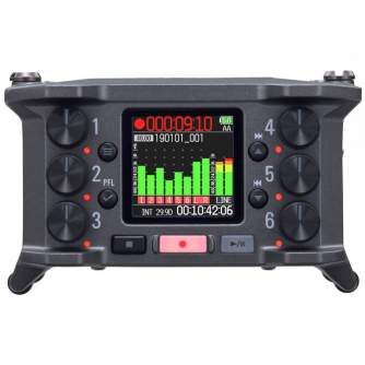 Skaņas ierakstītāji - Zoom F6 Professional Field Recorder 32-Bit Float Dual AD - быстрый заказ от производителя