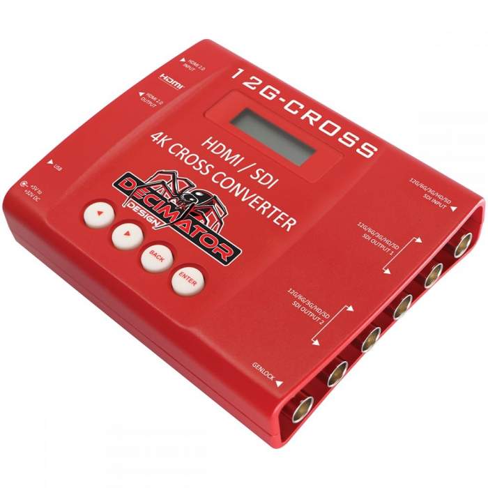 Converter Decoder Encoder - Decimator 12G-CROSS Portable Converter with 4K Scaling Engine - quick order from manufacturer