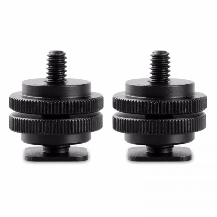 Accessories for rigs - SmallRig 1631 Cold Shoe Adpt w/ 3/8 - 1/4 Thread (2 gab.) - quick order from manufacturer