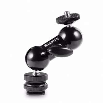 Accessories for rigs - SmallRig Cool-Ballhead-V1 Multi-function Double BallHead w/ shoe mount &amp 1/4inch screw (1135) - quick order from manufacturer