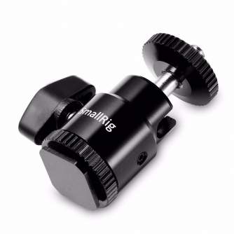 Accessories for rigs - SmallRig 761 Cold shoe mount - Ballhead 1/4" screw - quick order from manufacturer