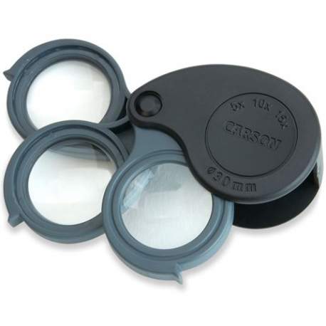 magnifying glass with multiple lenses