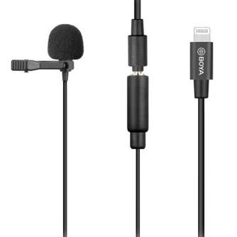 Lavalier Microphones - Boya Clip-on Lavalier Microphone BY-M2 for iOS - buy today in store and with delivery